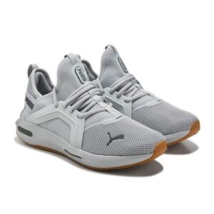 Size 8-Puma Softride Enzo 5 Wide Sneaker Grey Gum Mens Shoes 311947 05